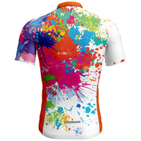 Colorful Tie-dyed Pattern Pattern Men's Cycling Shirt Flag Stylish Cycling Jersey