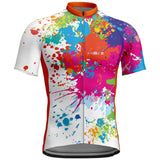Colorful Tie-dyed Pattern Pattern Men's Cycling Shirt Flag Stylish Cycling Jersey
