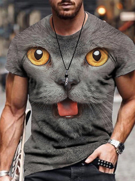 Cats Casual Mens 3D Shirt