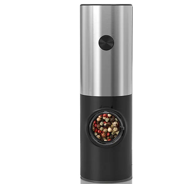 Electric Automatic Mill Pepper And Salt Grinder With LED Light Adjustable Coarseness